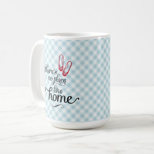 Koffie Mok Er is geen plek zoals thuis (Voorkant links)