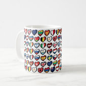 Koffie Mok Eurovision Flags Accent Coffee Mok 11oz (Voorkant links)