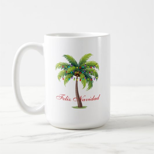 Koffie Mok Feliz Navidad (Links)