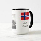 Koffie-Mok - Finland, Noorwegen Mok (Voorkant rechts)