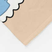 Koffie Mok Gedachte Bubble Fleece Deken (Hoek)