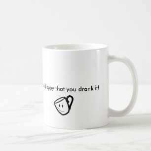 Koffie-mok! Geweldige slogan! Fantastisch design! Koffiemok