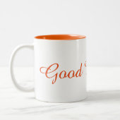 Koffie-Mok: Goedemorgen! Tweekleurige Koffiemok (Links)