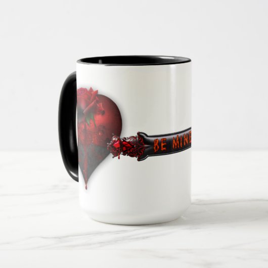 Koffie Mok Gothische Valentijn (Voorkant links)