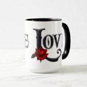 Koffie Mok, Gotische Liefde Mok (Voorkant rechts)