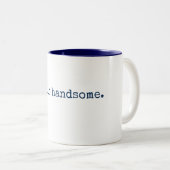 Koffie-Mok: hallo Tweekleurige Koffiemok (Voorkant rechts)