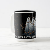 Koffie Mok Halloween Theme "Brews & Boo's: Batty S (Voorkant links)