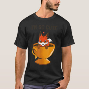 Koffie Mok Heart Sweet Kinder Fox T-shirt