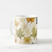 Koffie Mok herfstbladeren (Voorkant links)