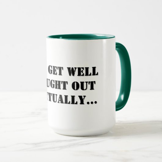 Koffie Mok - het zal goed doordacht worden... (Voorkant rechts)