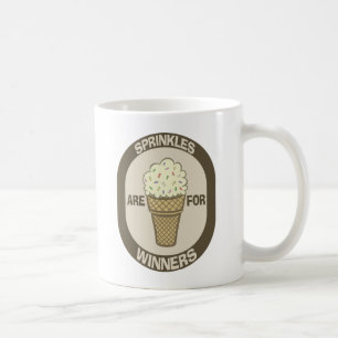 Koffie Mok Humor, Sprinkles is voor winnaars