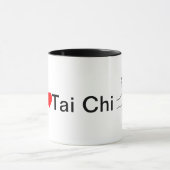 Koffie Mok I hart Tai Chi over vuist (Midden)