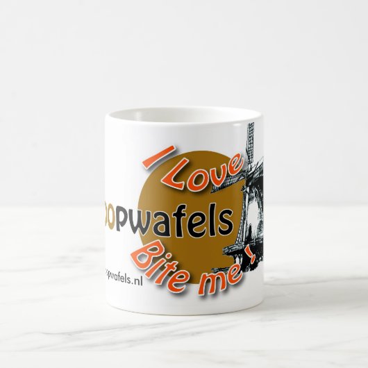 Koffie-Mok I houdt van stroopwafels Koffiemok (Center)