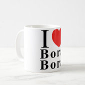 Koffie-Mok I [LOVE] Bora Bora Koffiemok (Voorkant links)