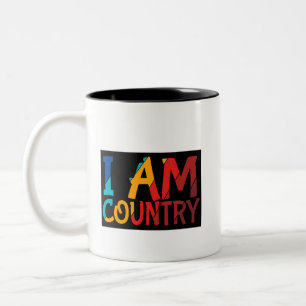 Koffie Mok Ik ben Country design