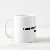 Koffie-Mok Ik denk nooit aan je kont Koffiemok (Links)