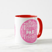 Koffie mok in meerdere talen (Voorkant rechts)