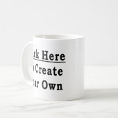 Koffie-Mok (je eigen Creëer) Koffiemok (Voorkant links)