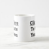 Koffie-Mok (je eigen Creëer) Koffiemok (Center)