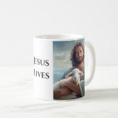 Koffie Mok Jesus leeft (Voorkant rechts)