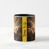 Koffie Mok, "John 3:16" Christelijk Mok (Midden)