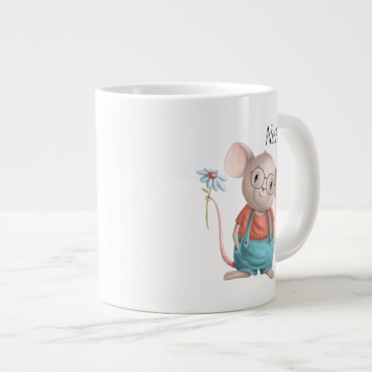 Koffie Mok kleine muis Cartoon (Voorkant rechts)