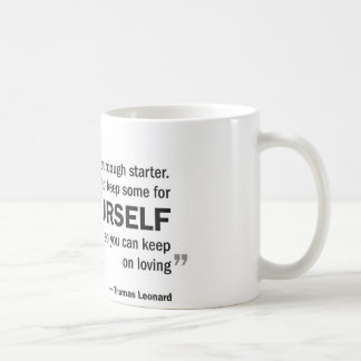 Koffie-mok - 'Liefde is als brondeeg startster...' Koffiemok