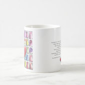 Koffie-Mok - Liefde Mok Lockhart-rozen en gedicht (Center)