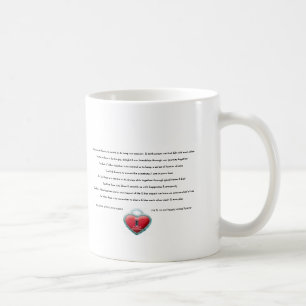 Koffie-Mok - Liefde Mok Lockhart-rozen en gedicht