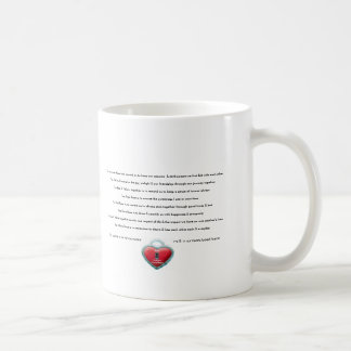 Koffie-Mok - Liefde Mok Lockhart-rozen en gedicht