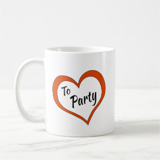 Koffie Mok Love to Party