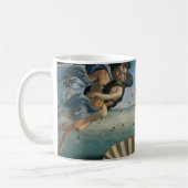 Koffie mok met Botticellis Venus schilderij (Links)