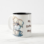 Koffie Mok met Cite puppies (Voorkant links)