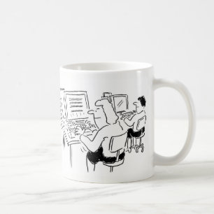Koffie-Mok met Data Entry Word Processing Koffiemok