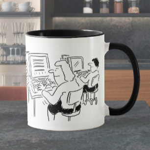 Koffie-Mok met Data Entry Word Processing Mok