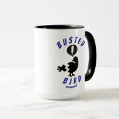 Koffie mok met de Busted Bird logo (Voorkant rechts)