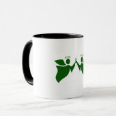 Koffie-mok met engelen mok (Voorkant links)