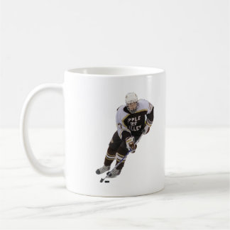 Koffie-Mok met foto van speler & AV-logo. Koffiemok