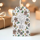 Koffie Mok met geesten Halloween Christmas Cadeaulabel