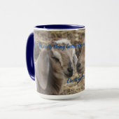 Koffie-Mok met geitenkind Mok (Voorkant links)