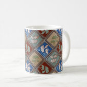 Koffie Mok met Gingko leaf Design (Voorkant rechts)