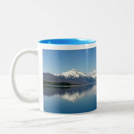 Koffie mok met Glacier National Park Afbeelding (Links)