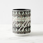 Koffie Mok met gouden tekst (Midden)