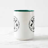 Koffie mok met Kano Trails Crossed Paddles (Center)