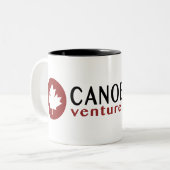 Koffie Mok met Kano Trails Maple Leaf header (Voorkant links)