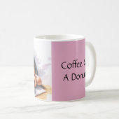 Koffie Mok met Kat en Donuts - Coffee & A Donut (Voorkant rechts)