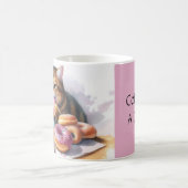 Koffie Mok met Kat en Donuts - Coffee & A Donut (Center)