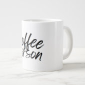 Koffie Mok met label (Voorkant rechts)