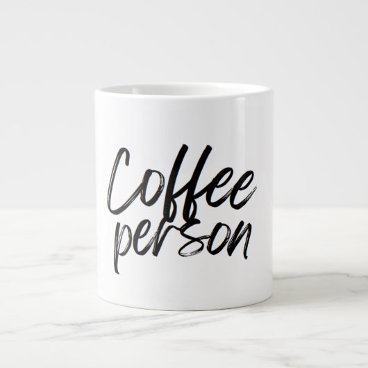 Koffie Mok met label (Voorkant)