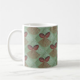Koffie Mok met Pinecone Design